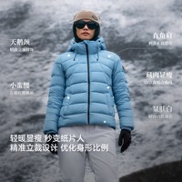 喜马拉雅 冰雪鹅S62-LT羽绒服800蓬鹅绒保暖防泼收腰轻薄外套女款