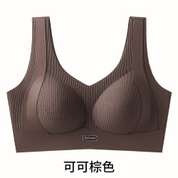 俞兆林 无痕内衣女提拉运动防震小胸聚拢背心式收副乳防下垂粉底液文胸罩