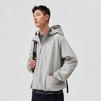 栖野2.0 防风防泼水 晨雾白 2XL 男士夹克