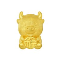 周大生 黄金转运珠足金福字十二生肖手链串珠硬金生肖羊送女友礼物