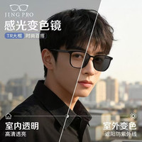 20点开始:镜邦 1.67 极速感光变色镜片+1073黑色超轻钛架/合金/TR多款可选