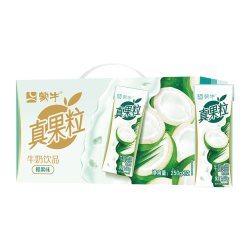真果粒 蒙牛真果粒牛奶饮品椰果味250ml*12瓶
