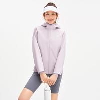 特步 女款风衣双层防风户外服保暖运动外套女上衣