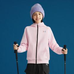 安德玛 130-170男女中大童运动连帽针织外套