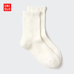 优衣库 HEATTECH袜子女装487153 00 白色 S /M/23～25 cm