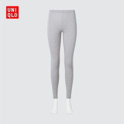 优衣库 女装HEATTECH ULTRA WARM紧身裤/10分保暖衣秋裤480966 04 烟灰色 XS