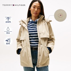 TOMMY HILFIGER Tommy秋冬女装防风防水三合一保暖90鹅绒派克羽绒服