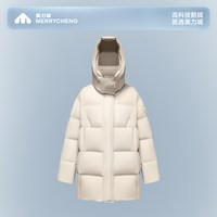 移动端：美力城 1000蓬羽绒服女冬季新款中长款保暖鹅绒外套