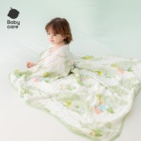 移动端：babycare abycare 婴儿浴巾新生儿童宝宝盖毯毛巾泡泡纱布超柔吸水纱布巾