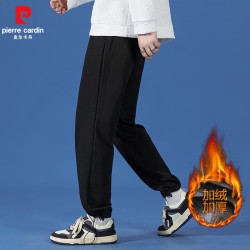 皮尔·卡丹 男士秋冬季加绒休闲裤