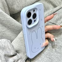 闪创 音符米菲兔适用苹果17promax手机壳iphone16小米15红米k90新款华为mate80简约pura70全包60可爱vivos20女OPPO