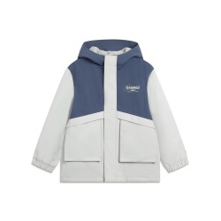 LI-NING KIDS 三合一棉服摇粒绒加绒外套冲锋风衣新款男女童冬季童装