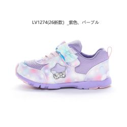 月星 儿童运动鞋女童休闲户外魔术贴鞋LUVRUSH by Supers