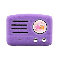 猫王音响 猫王小王子贴贴WINK蓝牙音箱(带屏)MW-Q1max(紫色)
