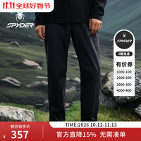SPYDER 蜘蛛秋冬男士加绒运动休闲直筒长裤 锁温速热