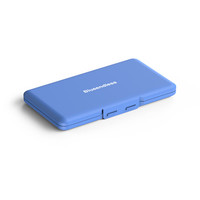 蓝硕 M1 M.2 SSD硬盘收纳保护盒 4盘位 蓝色