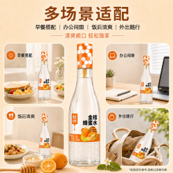 新一线果味蜂蜜水多种口味饮品6瓶箱装果汁整箱饮料便携随行好喝