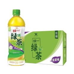 统一 绿茶500ml*12瓶低糖茶饮料茶多酚新老包装随机发