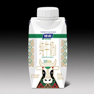 燎原 纯牛奶200ml试饮装青藏高原特种奶50%生牦牛乳全脂营养奶