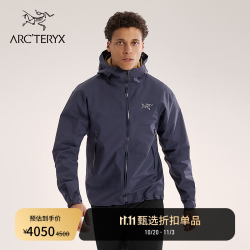 始祖鸟 BETA JACKET GORE-TEX 防水 男子 冲锋衣 BLACK SAPPHIRE/蓝黑色 L
