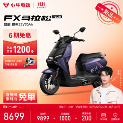 小牛电动 FX马拉松PLUS 高性能电动摩托车 72V70Ah锂电 到店自提