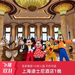 上海迪士尼乐园酒店一晚含早房券