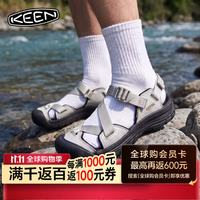 KEEN ZERRAPORT II 户外包头露营溯溪涉水凉鞋女款1022499银黑色37.5