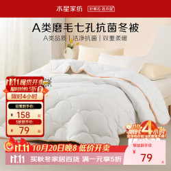 百丽丝 水星集团旗下被子被芯 A类亲肤秋冬保暖加厚被芯七孔透气冬被 冬被 220cm×240cm