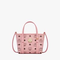 移动端：MCM 品牌标志牌拉链开合女士时尚单肩斜挎手提包MWPFSMT03