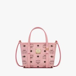 MCM 品牌标志牌拉链开合女士时尚单肩斜挎手提包MWPFSMT03