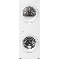 东芝 玉兔3.0Max系列 DG-12T186BW+DH-12T189BW 全变频热泵洗烘套装 梨川白
