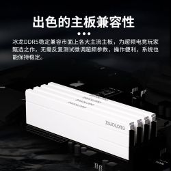 疆珑 6000C28  24Gx2套条海力士颗粒ddr5内存条冰龙马甲台式电脑