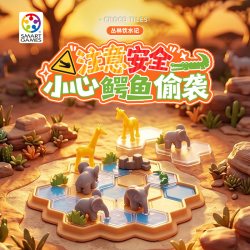 SmartGames 丛林饮水记益智玩具桌游5岁+生日送礼