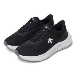 迪桑特 Run Step Z-FOAM 缓震舒适通勤低帮跑步鞋男女款黑色 43