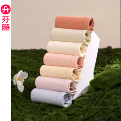 芬腾 女士内裤纯棉抗菌裆三角裤中腰薄款 组合装 7条装 划7.12元/条