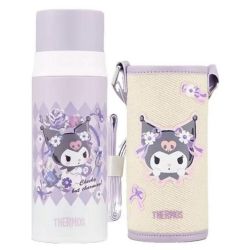 THERMOS 膳魔师 三丽鸥联名不锈钢保温杯 库洛米紫色 赠杯套 370ML（晒评返5元）