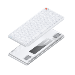 NuPhy Air75 V3 Moonbow月虹雾透特别版三模适配mac静音黛粉轴