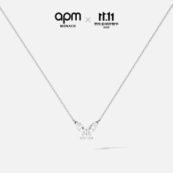 APM Monaco 蝴蝶项链轻女款奢高级感送女生女友生日礼物 可调节蝴蝶项链