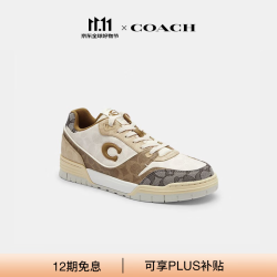 COACH 秋季男士男鞋经典标志SOHO复古百搭运动鞋休闲鞋男女同款 彩色 44