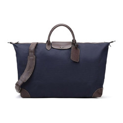 LONGCHAMP Boxford男士织物短柄单肩斜跨手提旅行饺子包 超大号/蓝色 1625 080 127