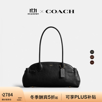 COACH 女士EMPIRE CARRYALL 34号手袋牛皮革手提包单肩包女包 B4/黑色(新版)