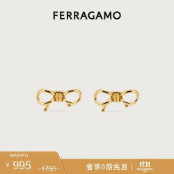 菲拉格慕 Ferragamo）女士蝴蝶结耳饰 0791133 礼物送女友