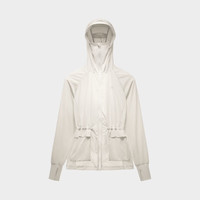 蕉内 凉皮5系女士防晒衣服中长款户外凉感防紫外线皮肤衣外套夏季 雾茶白 2XL