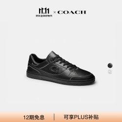 COACH 秋季新品男士男鞋SOFT SOHO休闲百搭舒适运动鞋 黑色 44