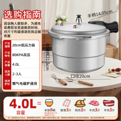 荣事达 高压锅燃气灶电磁炉  2-3人/电磁炉通用 20cm 4L