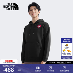北面 情侣款针织卫衣户外运动连帽休闲透气|8D7S JK3/宇宙黑 M /170