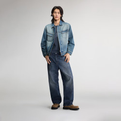 Lee 26秋冬新品   宽松阔腿牛仔裤   男士休闲裤