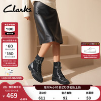 Clarks Splend 女士马丁靴 261807154