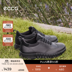 ecco 灵动混合512334 商务休闲皮鞋 黑色 41