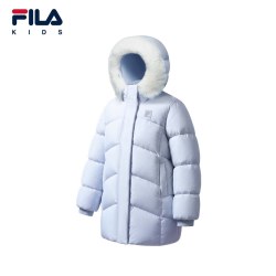斐乐 儿童童装羽绒服女童2026年冬季新款宝宝保暖外套中长款